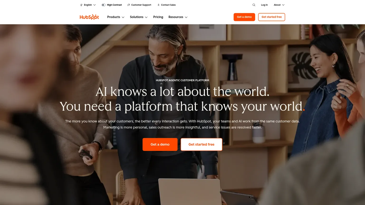 HubSpot screenshot