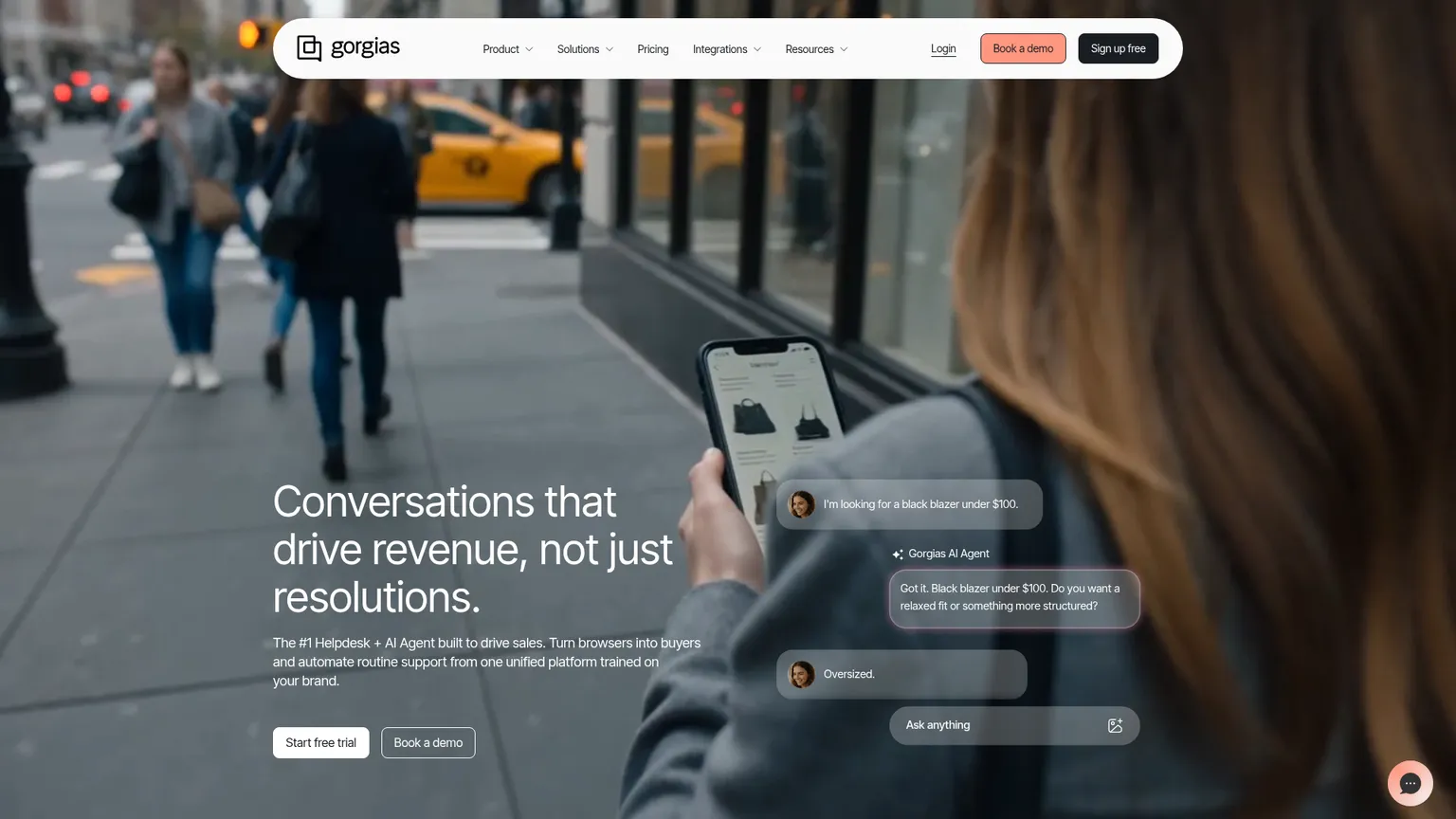 Gorgias screenshot