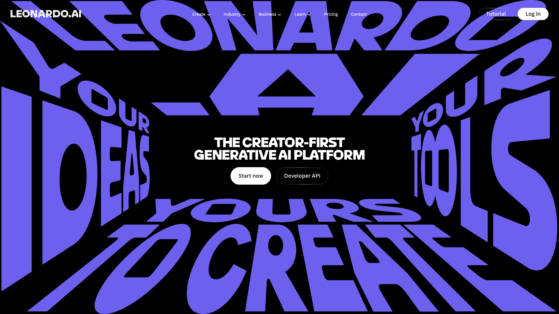 Leonardo AI screenshot