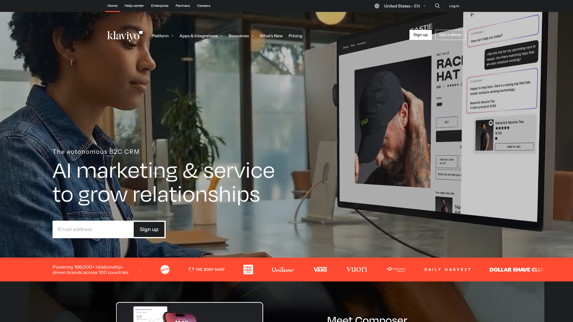 Klaviyo pricing and Marketing Agent