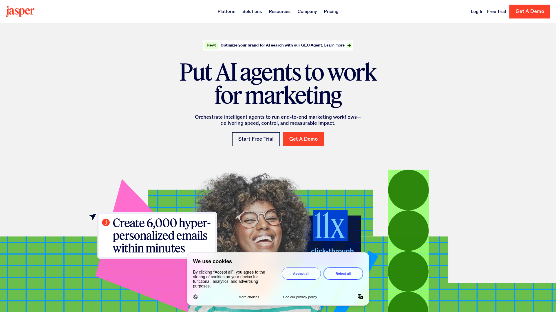 Jasper marketing AI platform
