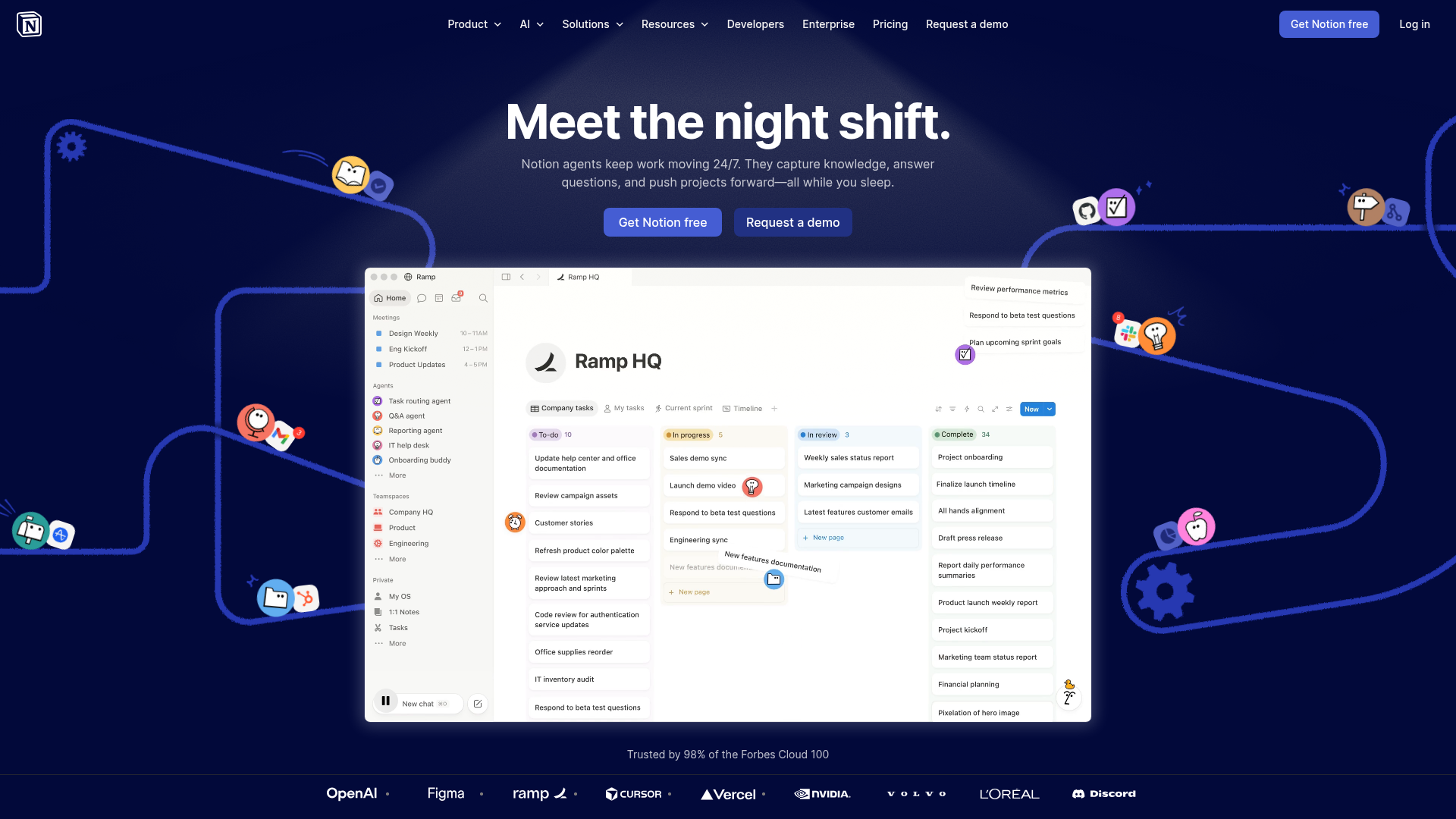 Notion AI workspace screenshot