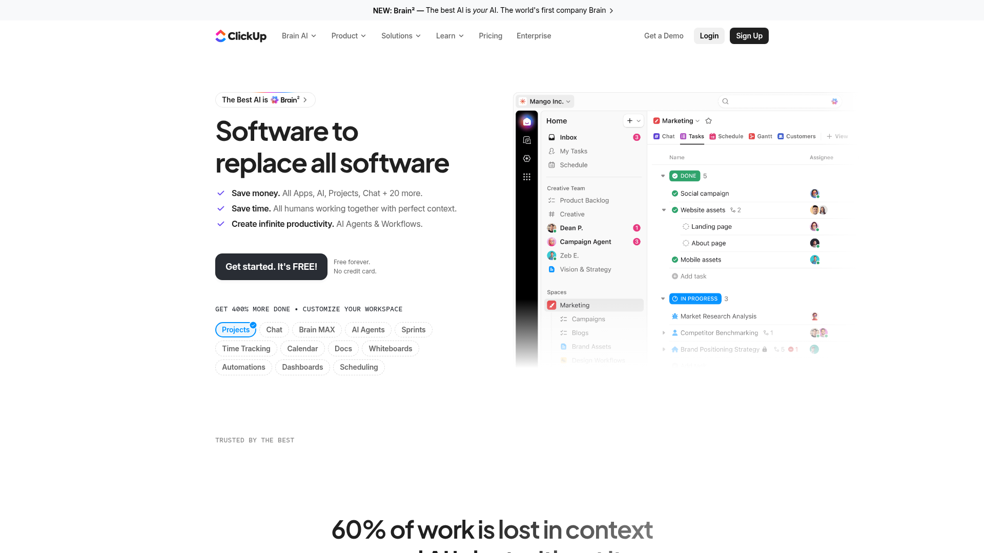 ClickUp screenshot