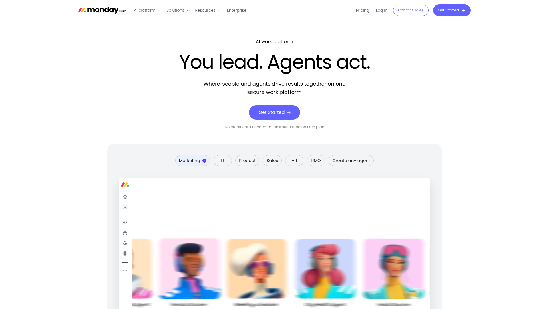 Monday.com screenshot