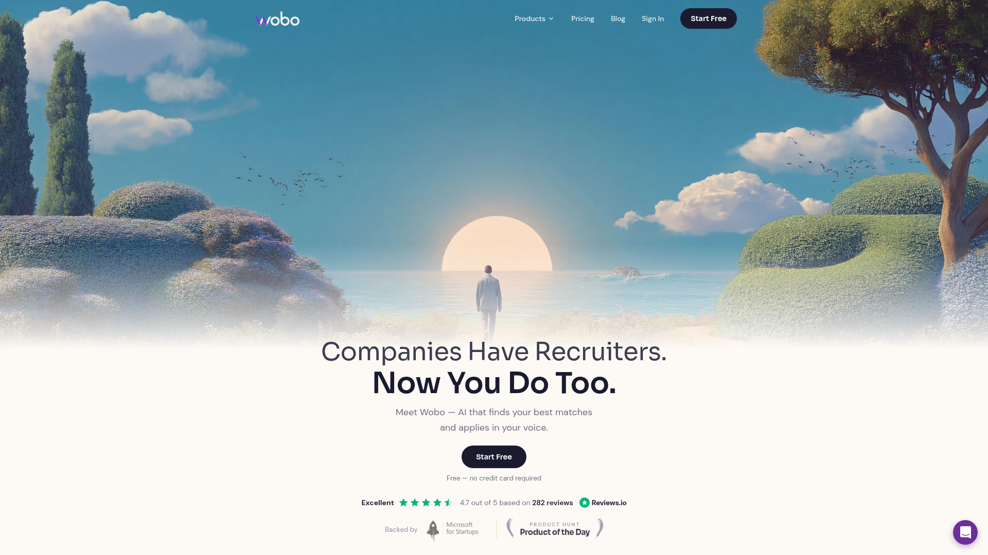 Wobo AI job search and resume tailoring platform
