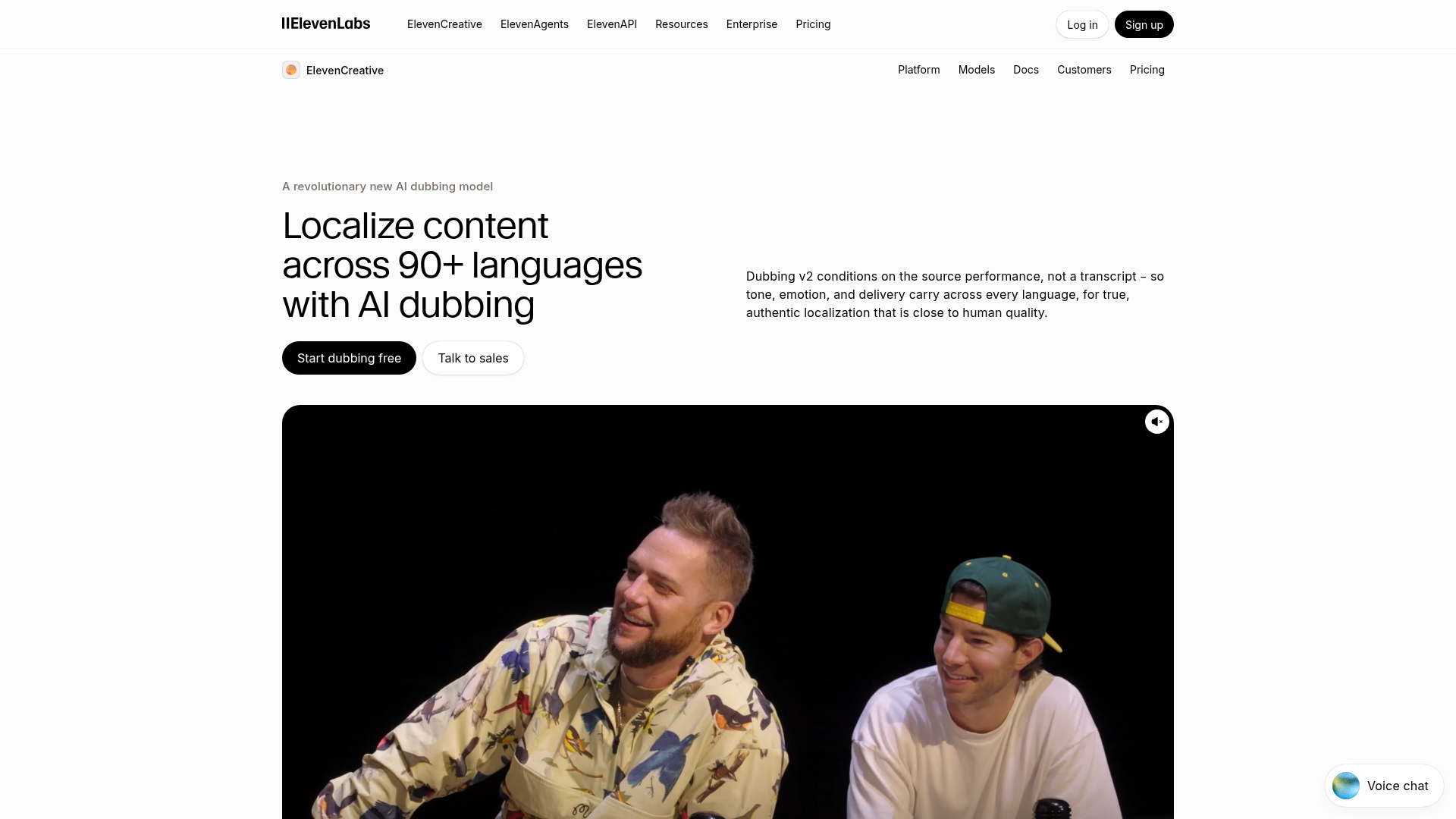 ElevenLabs Dubbing Studio localization workflow