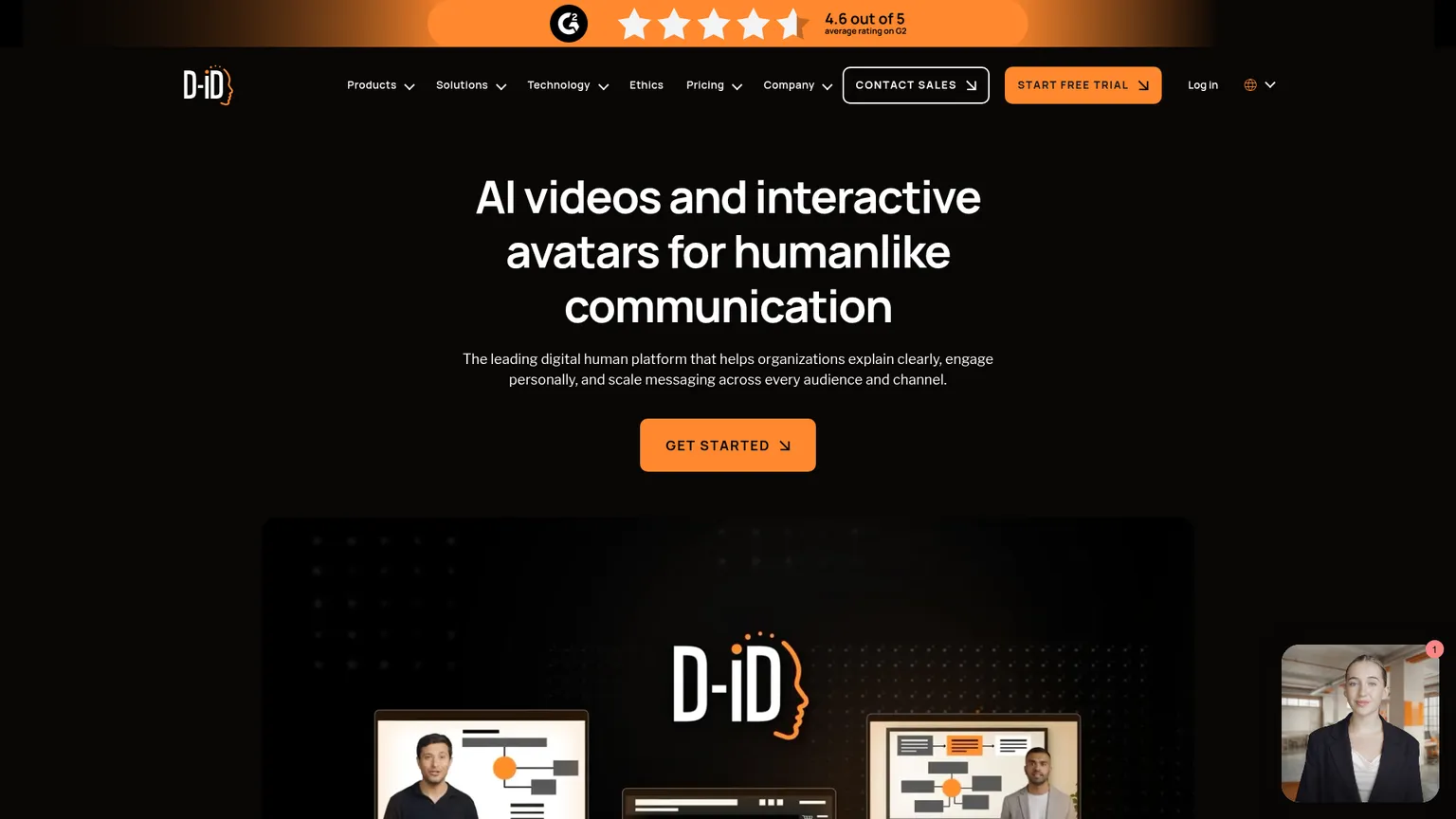 D-ID screenshot