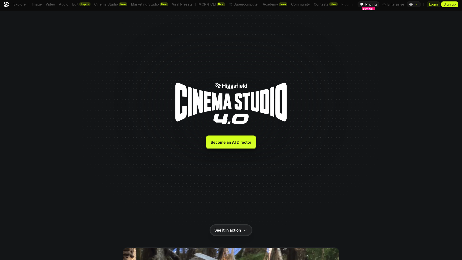 Higgsfield Cinema Studio 4.0 filmmaking controls