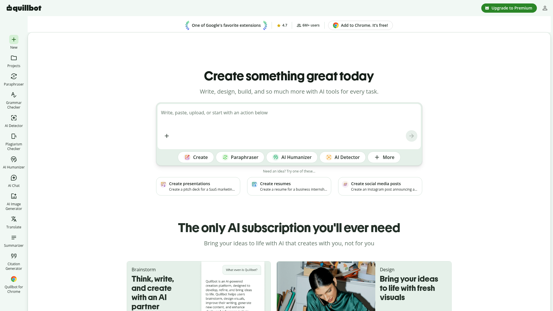 QuillBot screenshot