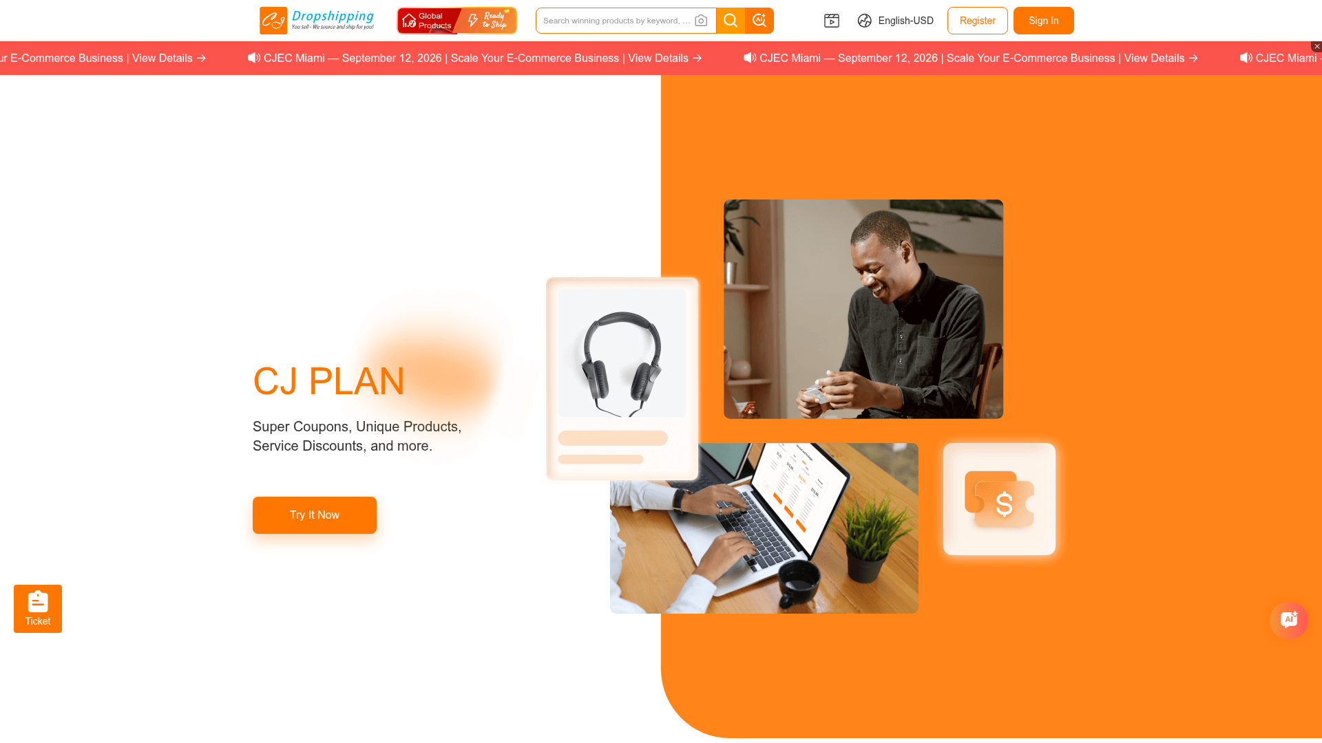 CJdropshipping-Prime-Mitgliedschaft mit verschiedenen Beschaffungstarifen