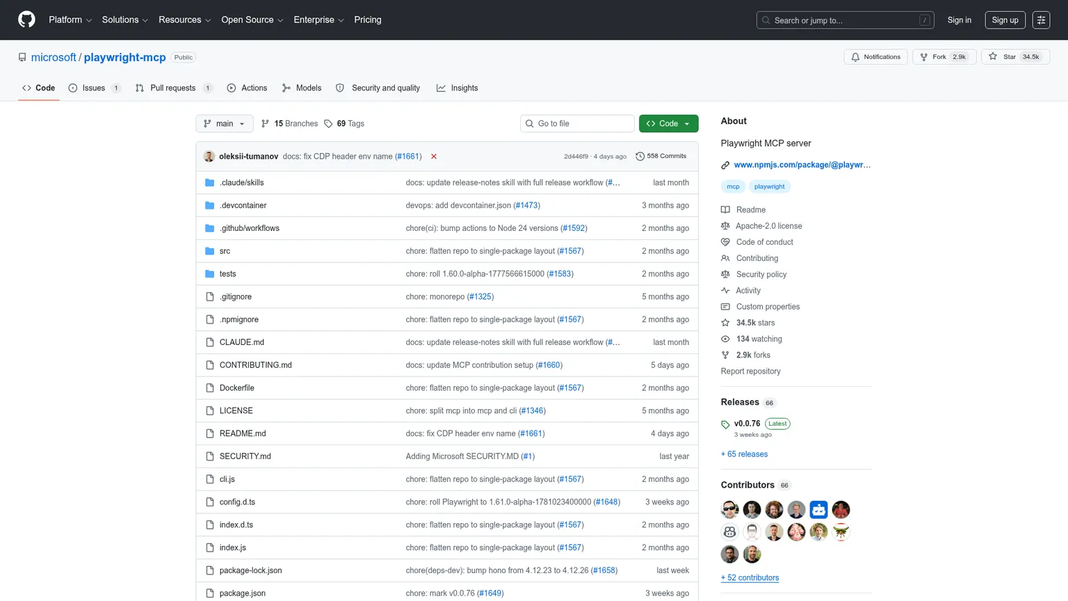 Repositorio de Playwright MCP