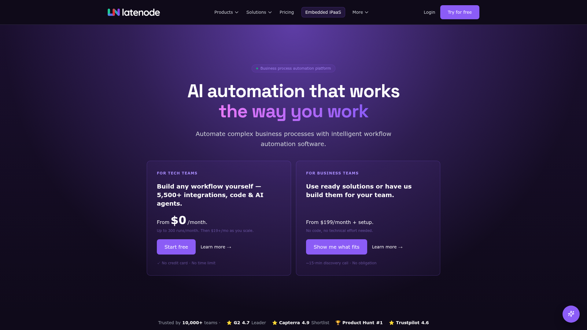 Latenode screenshot