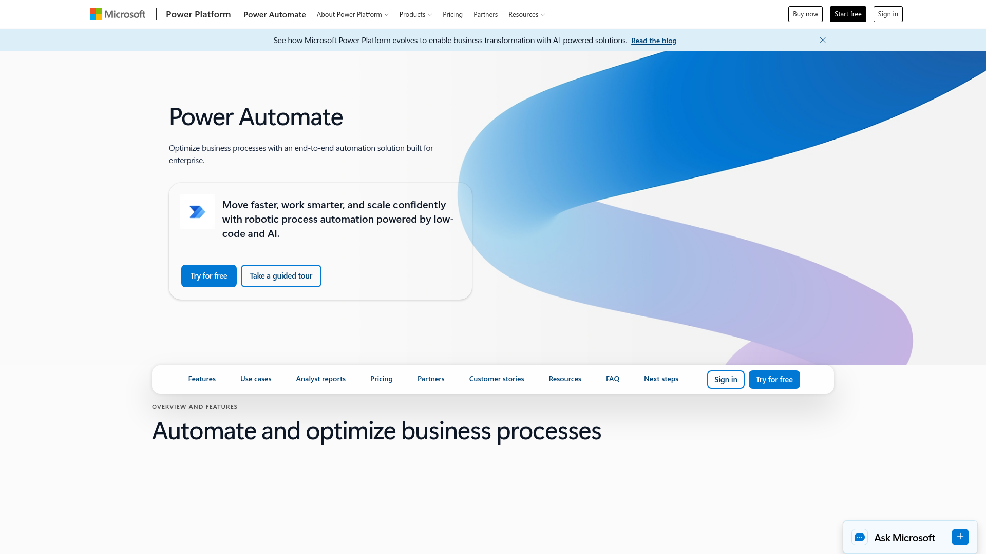 Power Automate screenshot