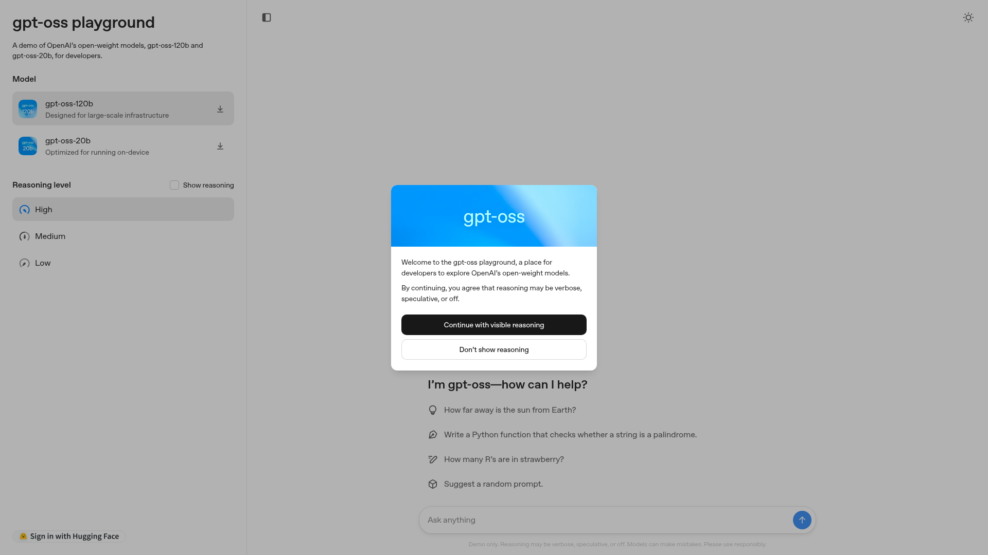 gpt-oss by OpenAI