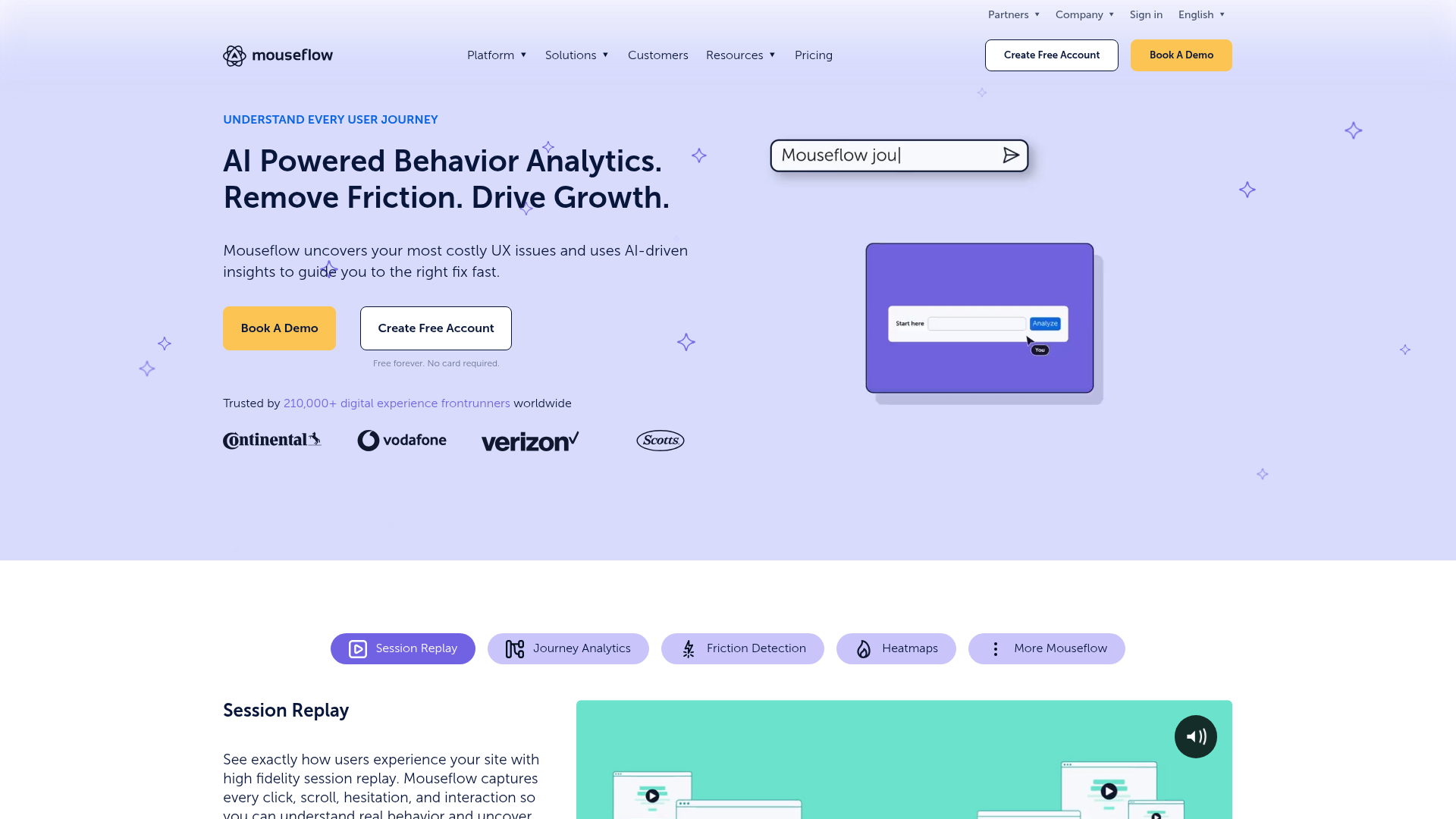 Mouseflow screenshot