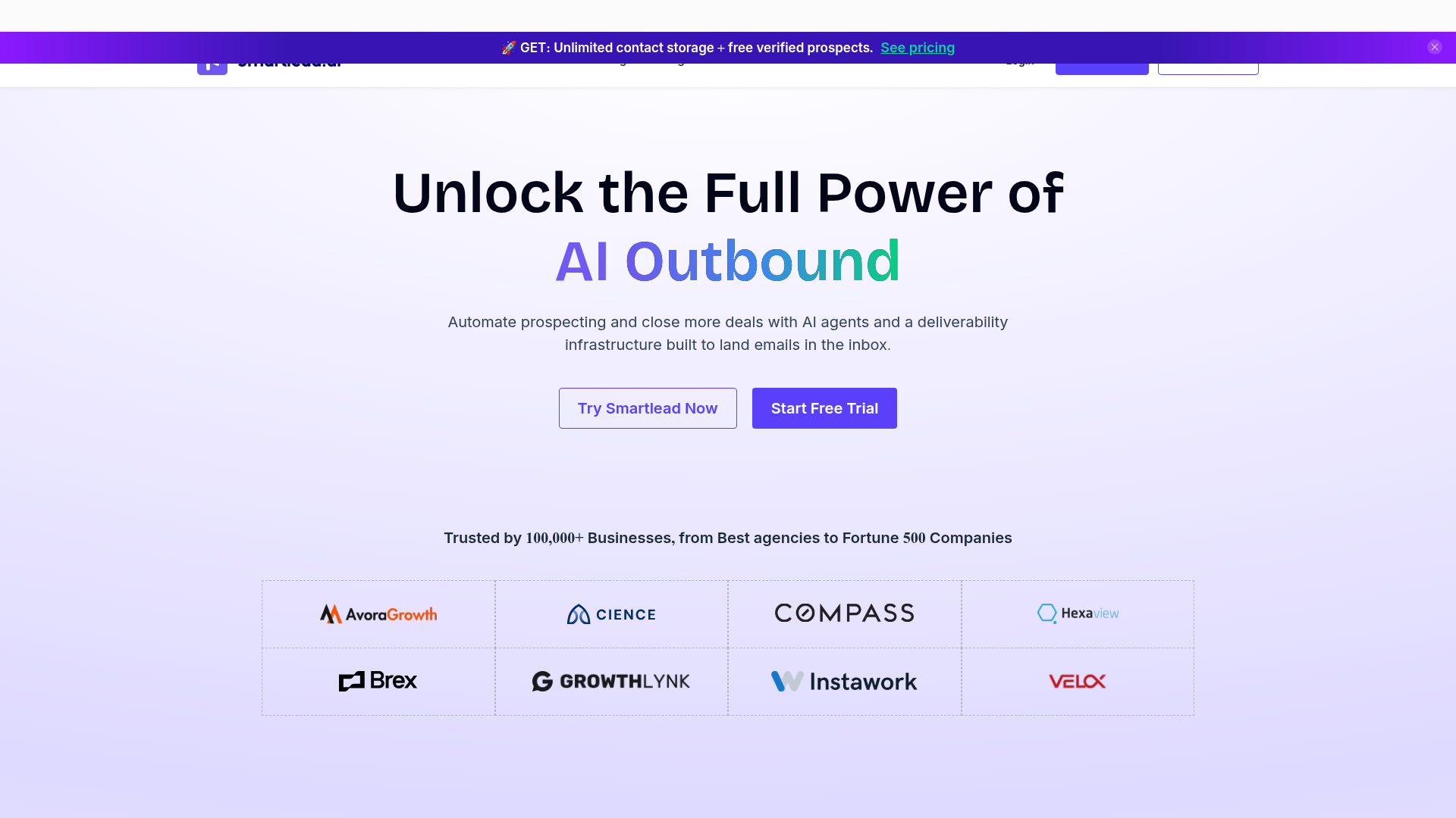 Smartlead screenshot