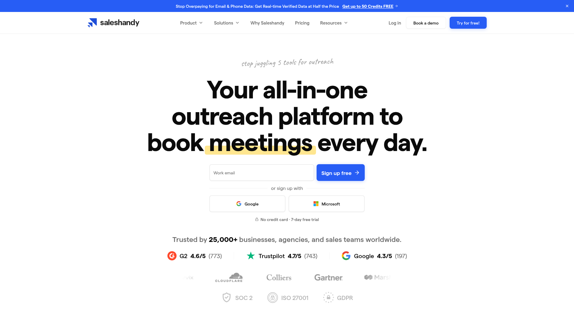 Saleshandy screenshot