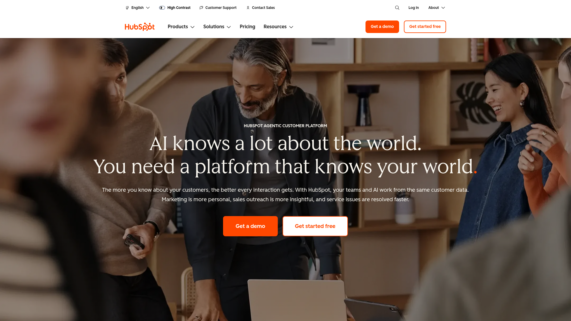 HubSpot screenshot