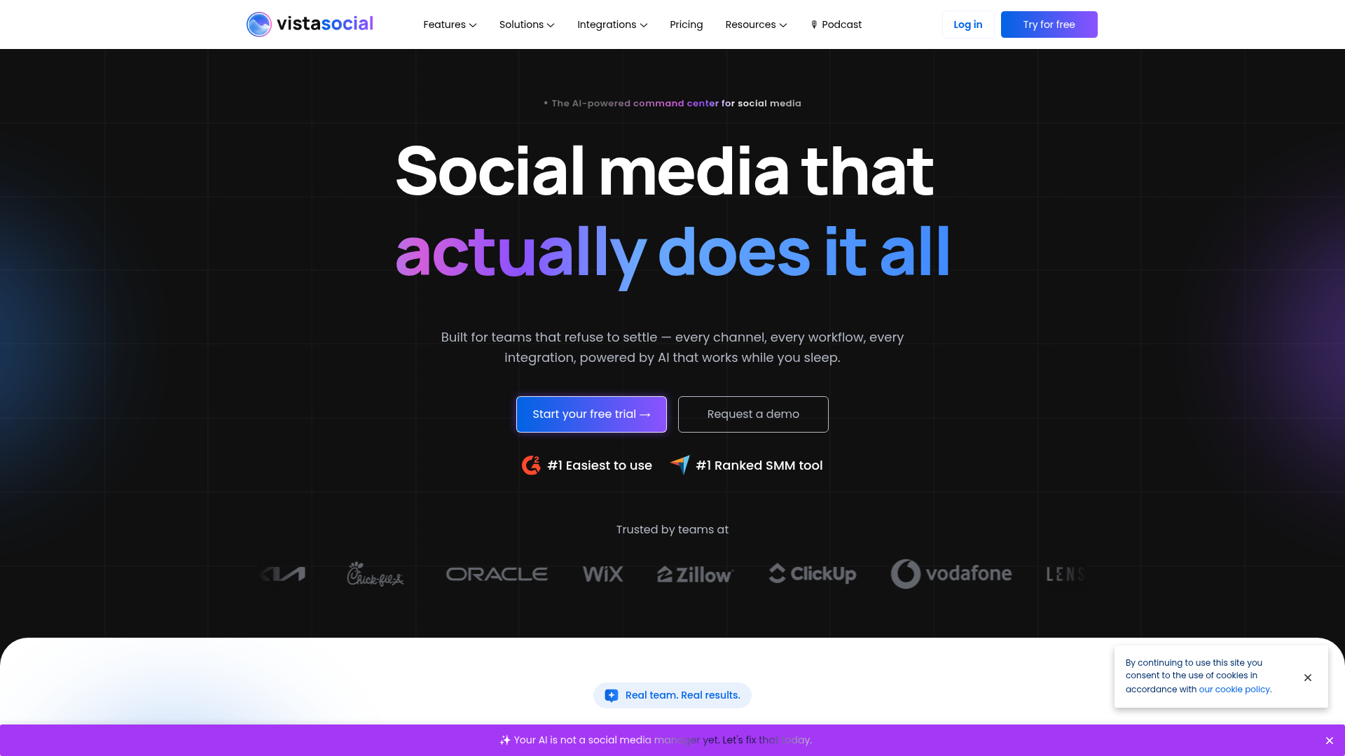 Vista Social screenshot