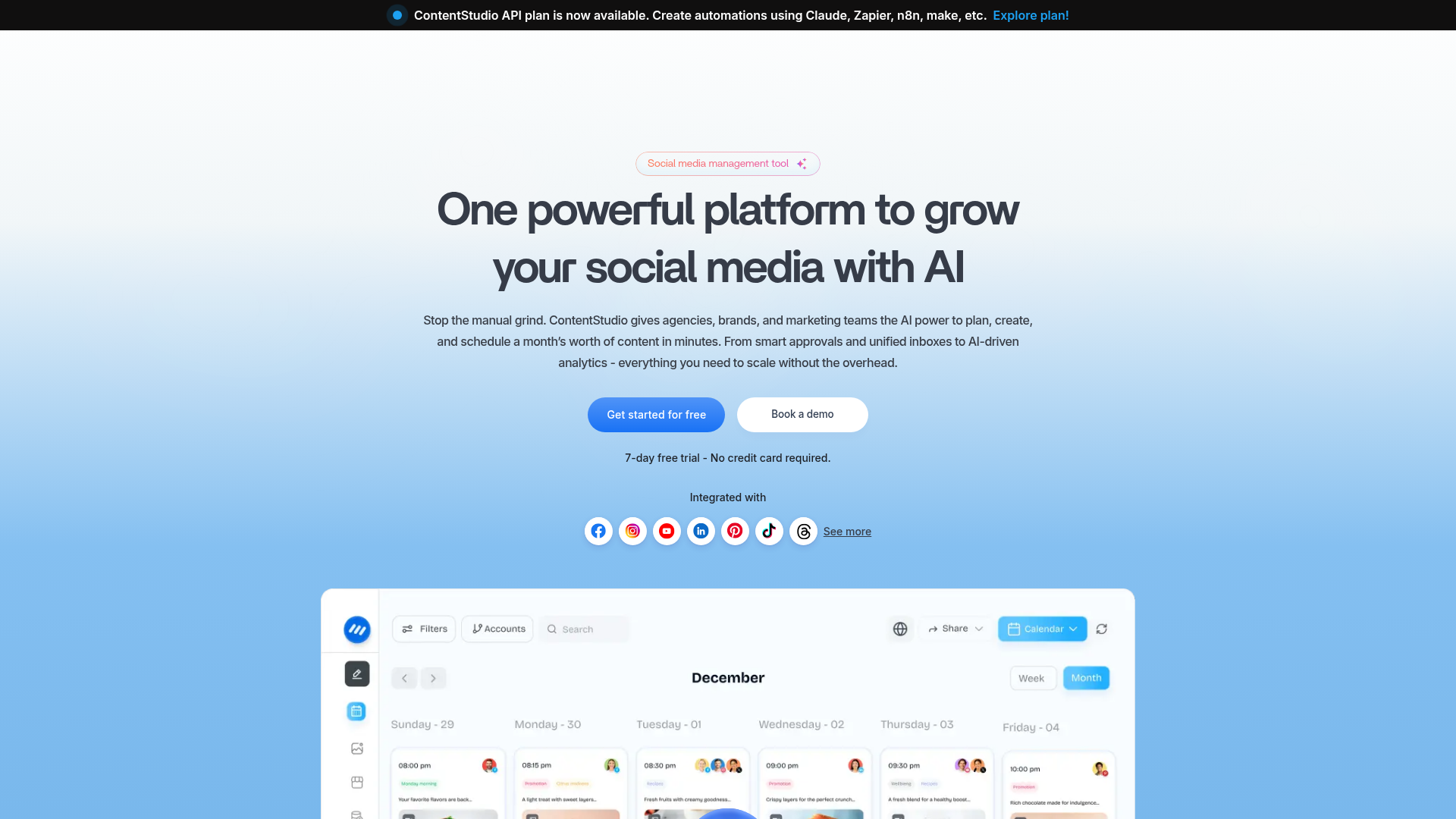 ContentStudio screenshot