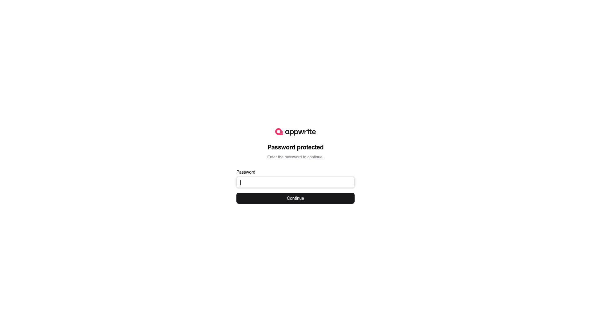 Appwrite pricing page showing Free and Pro plans