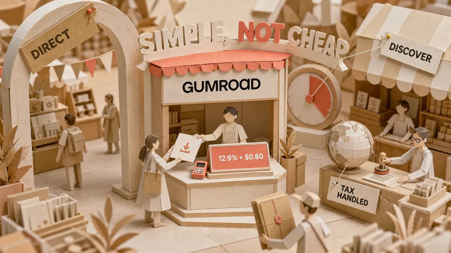 مراجعة Gumroad الشاملة (محدث لشهر أغسطس 2026)
