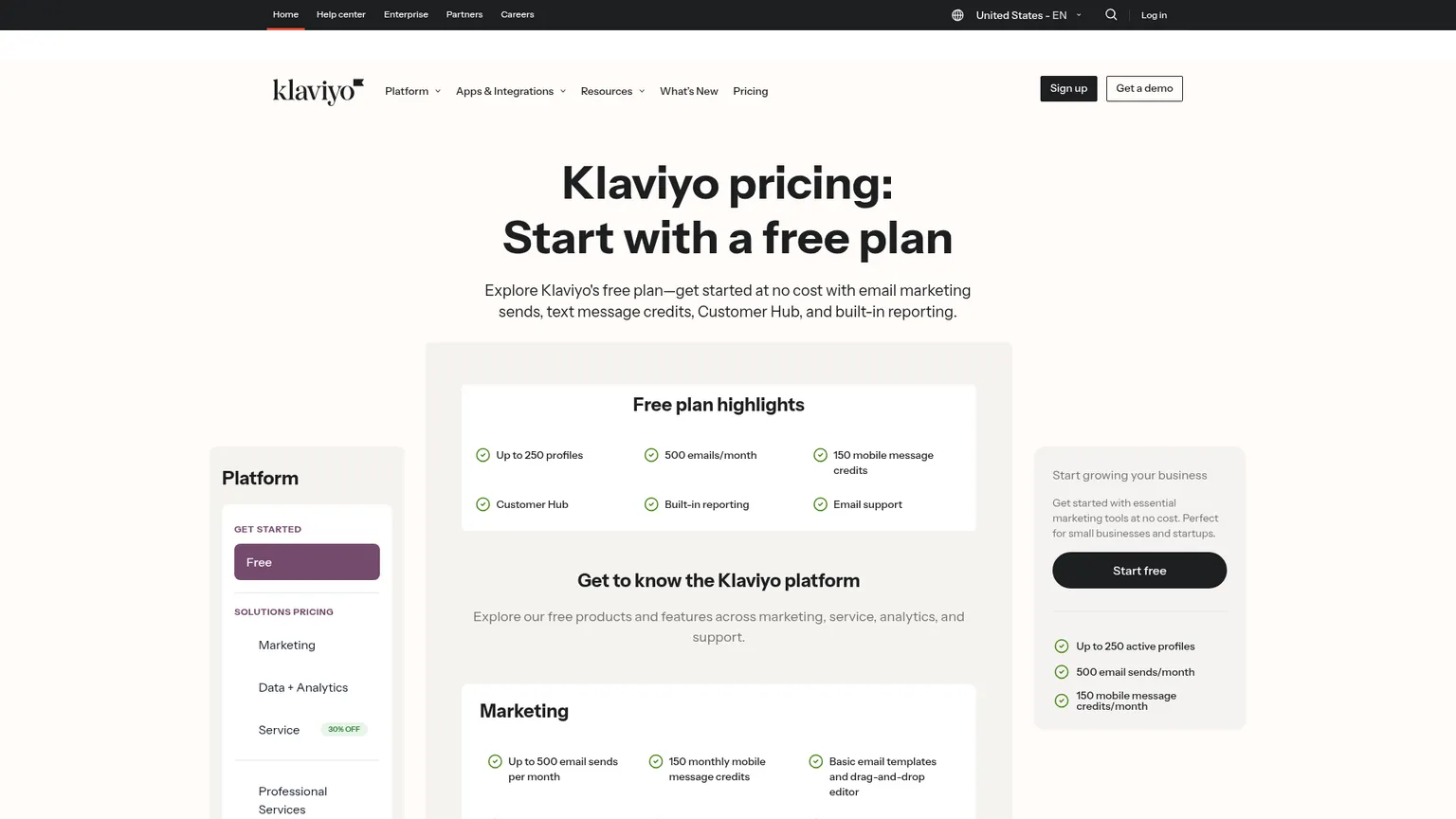 Klaviyo pricing calculator