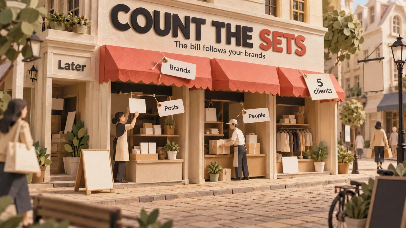 Later Pricing: Plans, Add-Ons and the Five-Client Bill