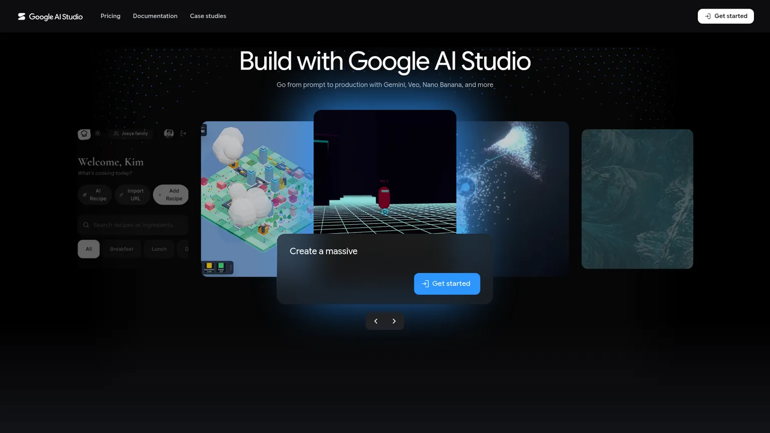 Google AI Studio, donde se pueden probar gratis los modelos de imagen de Gemini