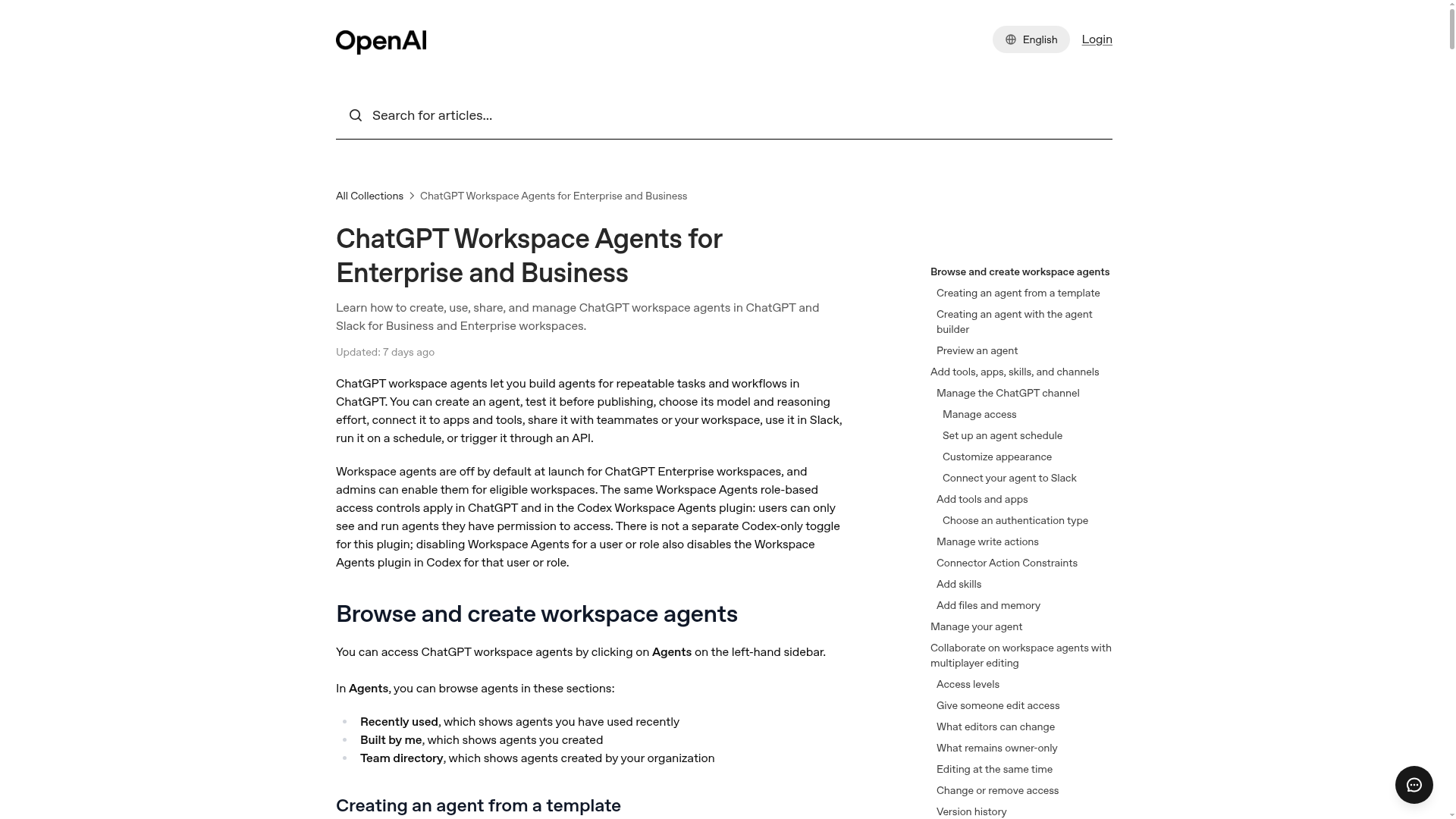 ChatGPT Workspace Agents builder and administration guide