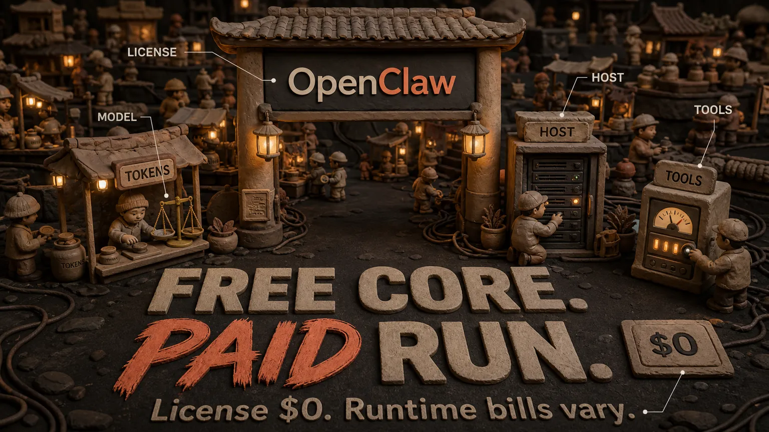 OpenClaw 비용 총정리(2026): 무료 소프트웨어, 유료 운영