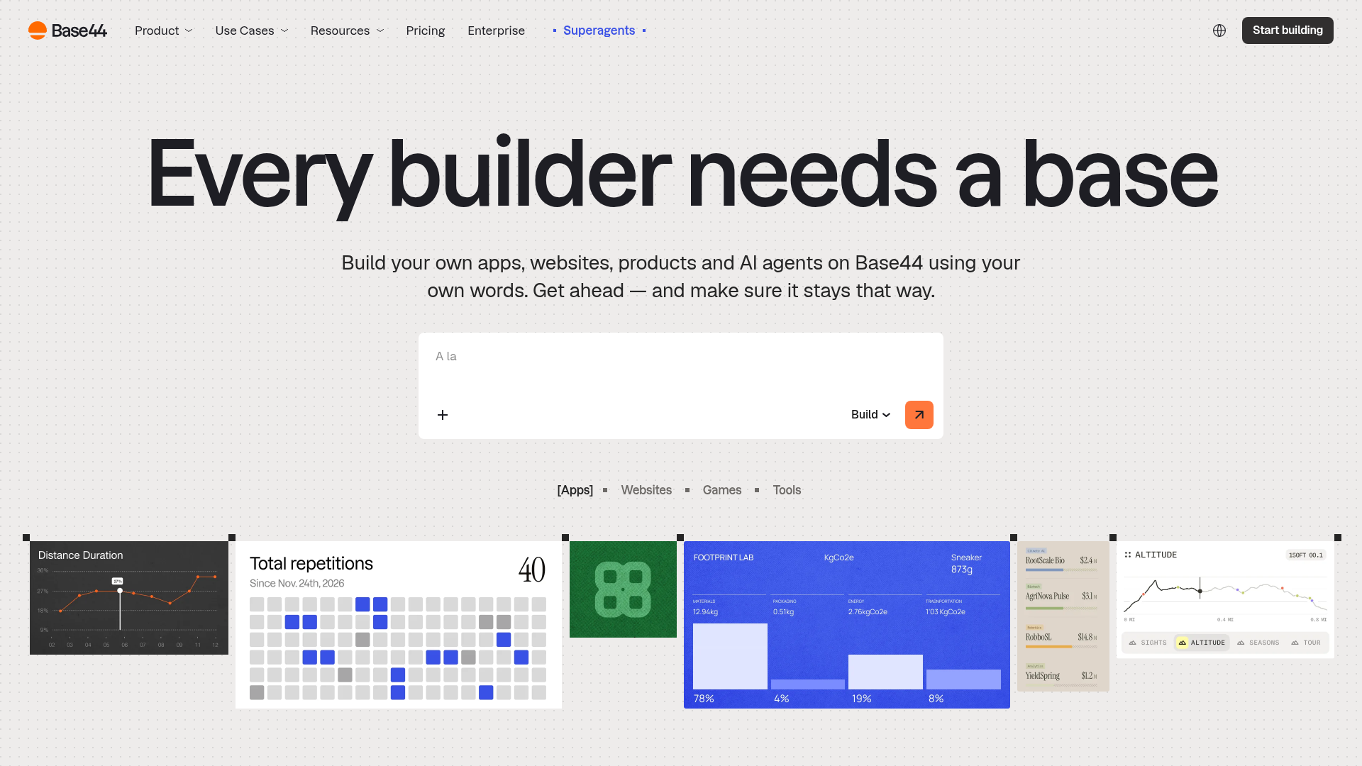 Base44 no-code AI app builder