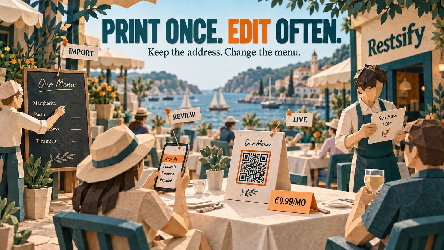 Restsify a fondo: menú digital para restaurantes en varios idiomas