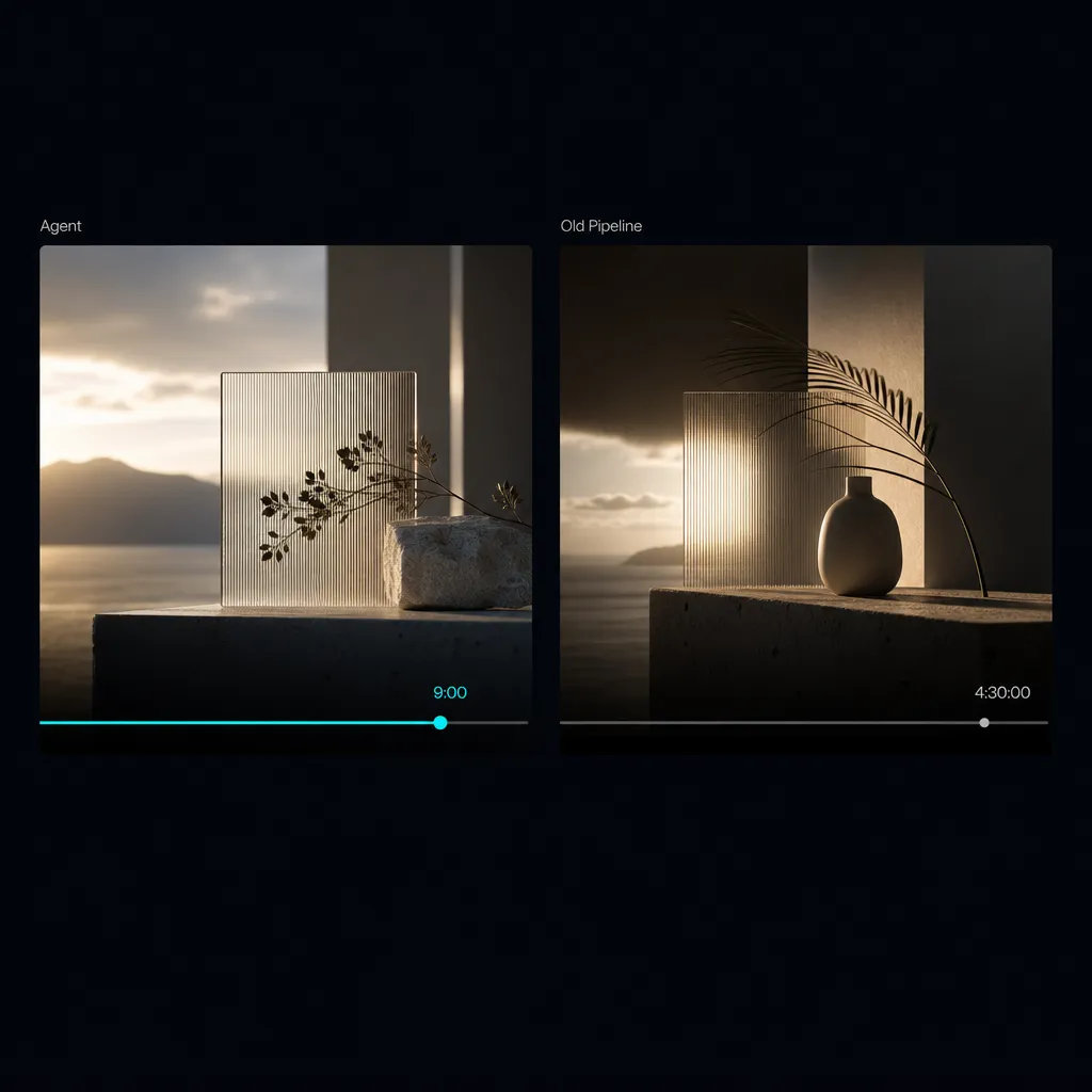 Crear videos con IA: 9 min con Runway Agent vs. 4.5 h con 4 herramientas