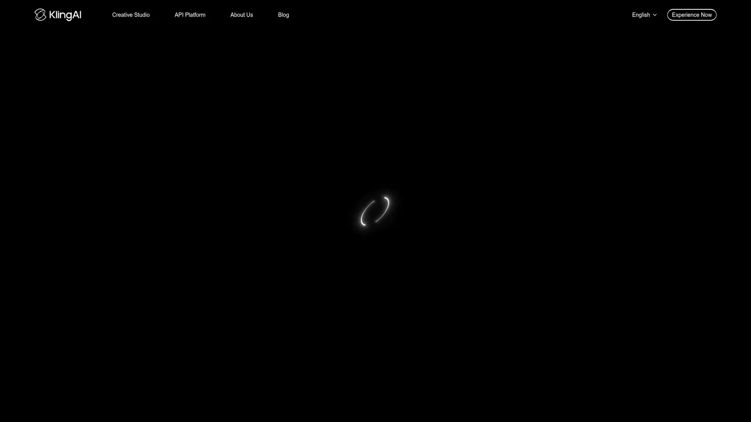 Kling AI interface