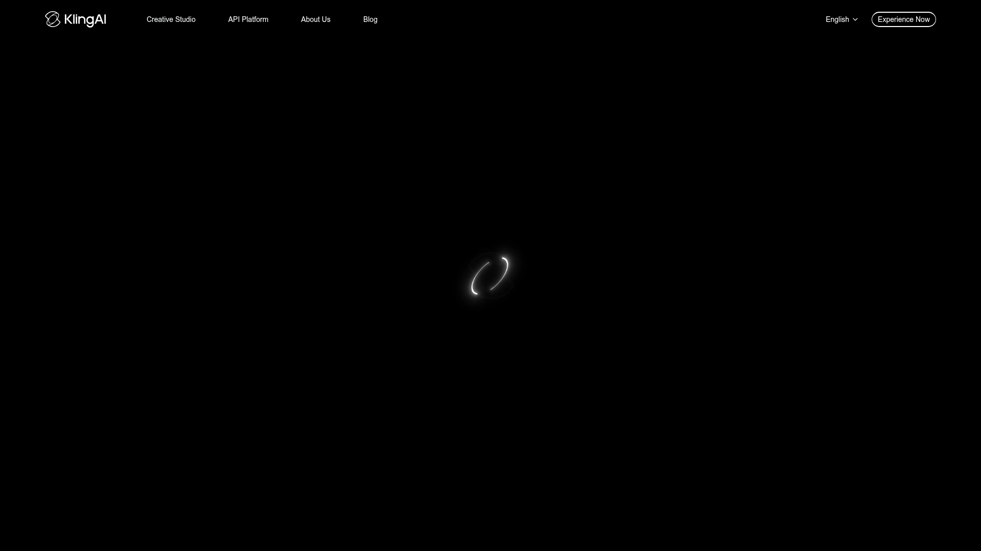 Kling AI interface
