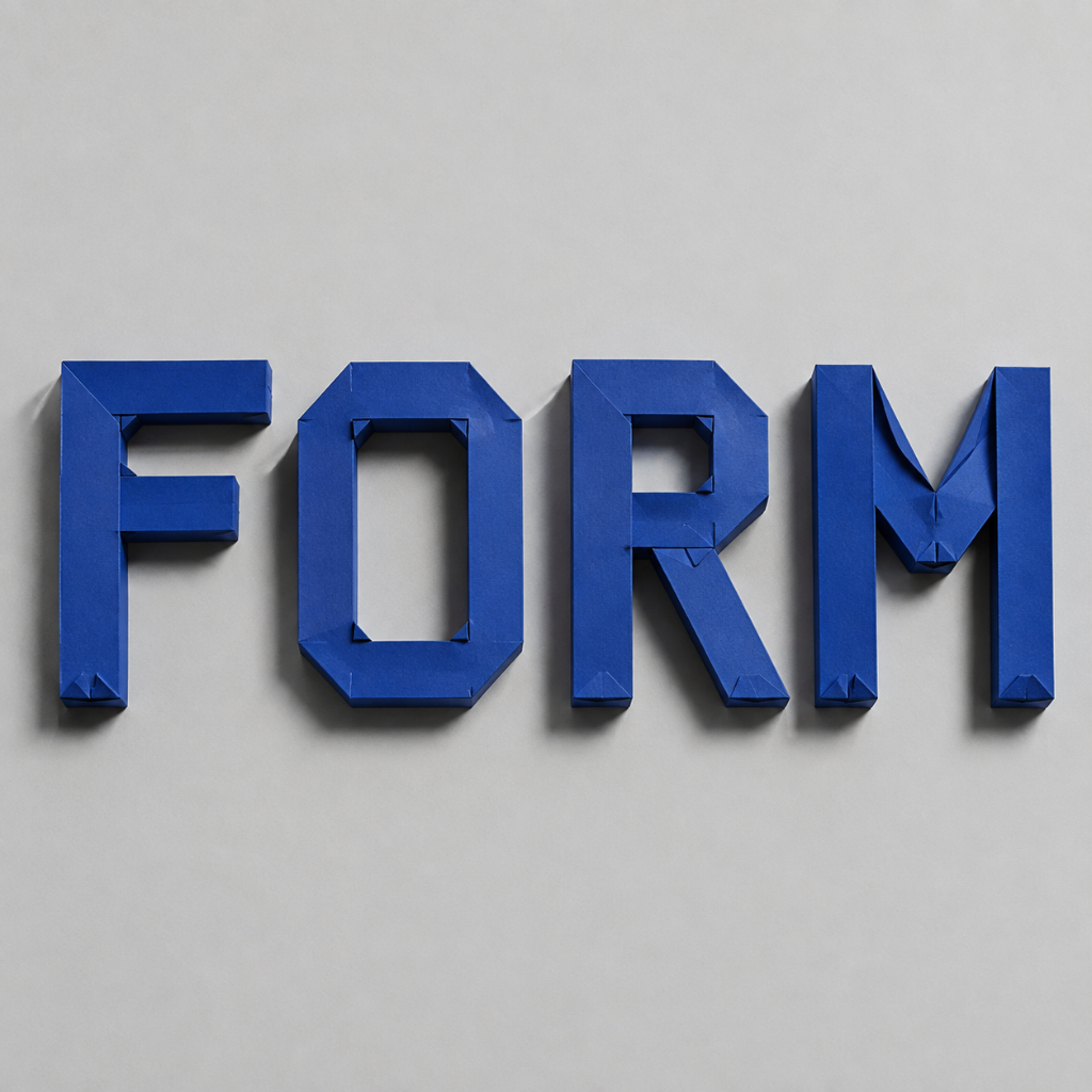 FORM: MATERIAL TYPOGRAPHY UNDER PRESSURE — preview 2