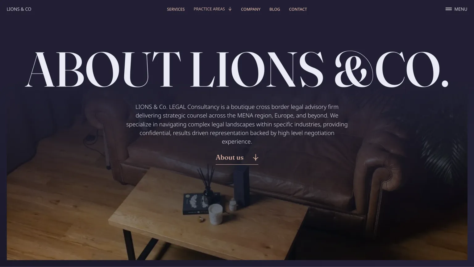 The Lions & Co company page